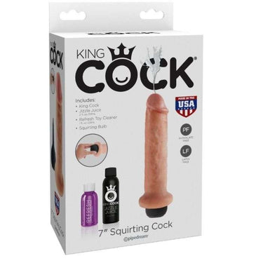 King Cock Squirter Realistico Sicuro Ipoallergenico 21 cm